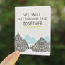 encouragement wildflower seed paper card for mental health